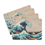 Set 4 suporturi de masa - Hokusai