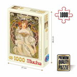 Puzzle Alphonse Mucha - Puzzle adulți 1000 piese - Reverie, D-Toys