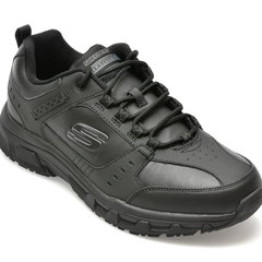 Pantofi SKECHERS negri, OAK CANYON-REDWICK, din piele naturala, Skechers