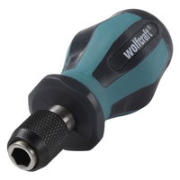 Surubelnita pentru biti Wolfcraft 1239000, magnetic, maner ergonomic, bicomponent, lungime 76 mm, Wolfcraft