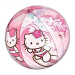 Minge de plaja usoara Mondo Hello Kitty 50 cm Roz mon16362