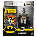 Spin Master - Figurina Supererou Batman , DC Universe , 10 cm, Cu accesorii surpriza, Articulata