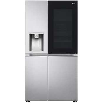 Side by Side LG GSXV91MBAF, No Frost, 635 l, H 179 cm, Clasa F, Dozator apa, argintiu