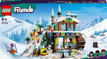 LEGO\u00ae Friends Festliche Skipiste und Cafe 41756