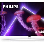 Televizor OLED Philips 122 cm (48") 48OLED807/12, Ultra HD 4K, Smart TV, Ambilight, Android TV, WiFi, CI+