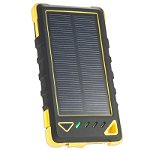 Acumulator extern solar 8000mAh, LED, Yellow