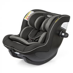 Scaun auto Graco Ascent i-Size exclusiv Rear-Facing Black cu baza Isofix, Graco