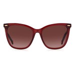 Carolina Herrera, Ochelari de soare cat-eye cu lentile in degrade, 55-18-145, Auriu/Negru