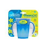 Canita albastra cu manere Cheers 360, 200ml, Dr. Brown's, Dr. Brown's