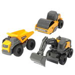 Set Dickie Toys 3 Utilaje de Constructii Volvo