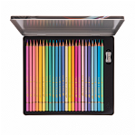 Creion color 24 pastel cutie metalica daco cc324p, 