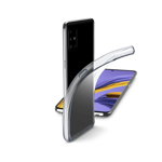 Husa Cover Cellularline Silicon slim pentru Samsung Galaxy A51 Transparent, Cellularline