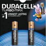 DURACELL baterii Turbo Max AAA LR03, 2buc