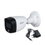 Camera supraveghere exterior Dahua Full Color HAC-HFW1209CP-LED, 2 MP, lumina alba 20 m, 2.8 mm