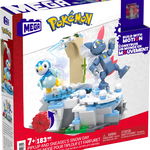 Set de constructie - Mega - Pokemon Piplup and Sneasel's Snow Day | Mattel, Mattel