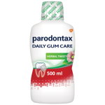 Apa de gura fara alcool Active Gum Health Herbal Mint, 500ml, Parodontax, Parodontax