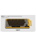 Tastatura Logitech Pop Keys Wireless Blast Yellow PC