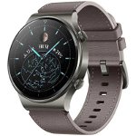 Smartwatch Huawei Watch GT 2 Pro 46mm Classic Leather Grey wahuawgt2prongreu
