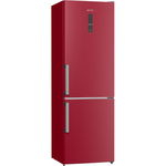 Combina frigorifica No Frost Plus GORENJE NRK6192MR, 307 l, 185 cm, A++, bordo