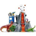 Set figurine Schleich, Dinosaurs, Expediția marelui vulcan