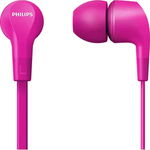 Casti Cu Fir Philips Intraauriculare, Difuzoare De 8.6 Mm, 16 Ohm, Sensibilitate 102 Db La 1 Khz, Lungime Cablu 1.2 M, Conector Jack 3.5 Mm, Roz, PHILIPS