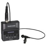 Tascam DR-10L/LW Digital Audio Recorder With Lavalier Microphone - Black - Model DR-10L