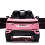 Masinuta electrica 12V cu doua locuri si roti EVA Range Rover Pink, LAND ROVER