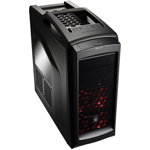 CARCASA CM STORM Scout2 Advanced, window version, mid-tower, ATX, 2* 120mm red LED fan & 1* 120mm (inclus), I/O panel, black "SGC-2100-KWN3", nobrand