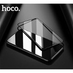 Folie sticla 2.5D Huawei P20 Hoco Mesh Point Neagra, Hoco