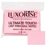 Servetele Unghii Ultimate Touch LUXORISE, Strat Dublu, 200 buc, Roz, LUXORISE