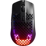 Mouse gaming wireless SteelSeries Aerox 3 ultrausor 66g 2.4GHz&Bluetooth 5.0 FastCharge IP54 USB-C Negru