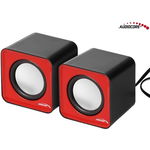 AC870R, USB, 6W, Black Red, AUDIOCORE