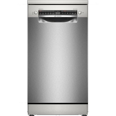 Masina de spalat vase independenta Bosch SPS4EMI17E, 10 seturi, 6 programe, EfficientDry, EcoSilence Drive, Home Connect, DosageAssist, Clasa B, 45 cm (Inox), BOSCH