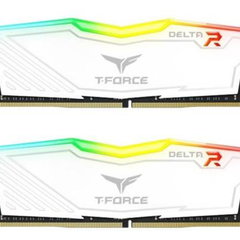 Memorie TeamGroup T-Force Delta RGB White 16GB DDR4 2400MHz CL15 Dual Channel kit