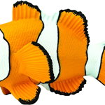 Figurina - Clown Anemonefish, Portocaliu, 5 cm
