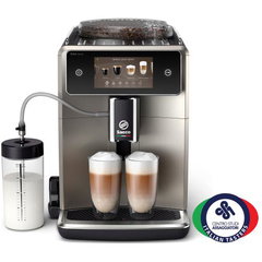 Espressor complet automat Saeco Xelsis Deluxe SM8782/30 15 bari 22 specialitati de cafea 8 profile de utilizator interfata Coffee Maestr