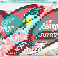 Scutece chilotel PAMPERS Pants Jumbo Pack nr 8, Unisex, 19 kg+, 32 buc