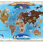 Melissa&amp;Doug - Puzzle harta lumii 500 piese / World Map