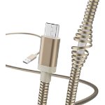 Cablu de Incarcare Hama Metal micro-USB 1.5 m Auriu