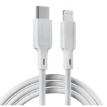 Cablu de date Benks M13 Power Delivery, USB-C Lightning, 1.8m (Alb)