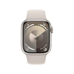 Apple Smartwatch Apple Watch 9 GPS, 45mm Starlight Aluminium Case, Starlight Sport Loop, Apple