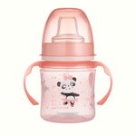 Cana antrenament Easy Start Canpol Babies 120 ml Exotic Animals 35207 Pink, CANPOL