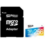 Micro SDXC 256GB Class 1 Elite UHS-1 + Adaptor, SILICON-POWER