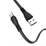 Cablu de Date USB-A la Type-C 12W, 2.4A, 1m Hoco Noah (X40) Negru