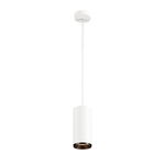 Lampa suspendata, lustra NUMINOS L Pendant, white Indoor LED pendant light white/black 2700K 60°,, SLV