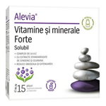 Vitamine si minerale Forte, 15 plicuri, Alevia, Alevia