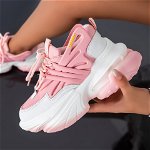 Pantofi Sport, culoare Roz, material Piele ecologica - cod: P12404, ABC