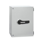 THREE-POLE LINE CHANGEOVER SWITCHES I-0-II IN IEC/EN IP65 METAL ENCLOSURE, 250A, Lovato