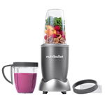 Blender Nutribullet Original, 600 W, 1 viteza, cupa inalta 0.7l, Gri, Nutribullet