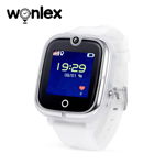 Ceas Smartwatch Pentru Copii Wonlex KT07 cu Functie Telefon GPS Camera Apel Monitorizare Alb Cartela SIM Cadou kt07-argintiu